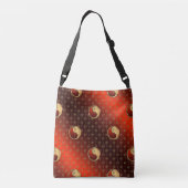 Vuur Konijn Crossbody Tas (Achterkant)