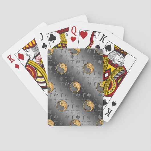 Vuur Konijn Pokerkaarten (Achterkant)