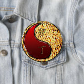 Vuur Konijn Ronde Button 4,0 Cm (In situ)