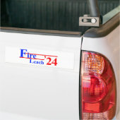 Vuur Leach '24 Bumpersticker (Op Truck)