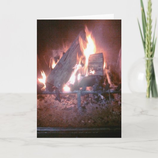 Vuur (leeg van binnen) kaart (Voorkant)