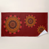 Vuur Mandala Badhanddoek (Voorkant)