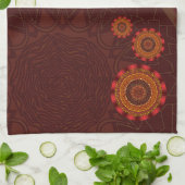 Vuur Mandala Handdoek (Gevouwen)