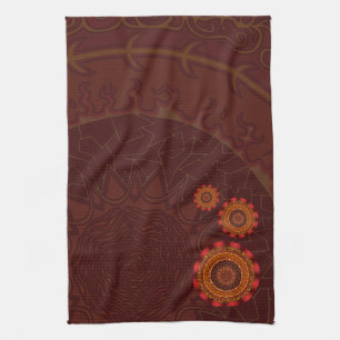 Vuur Mandala Handdoek