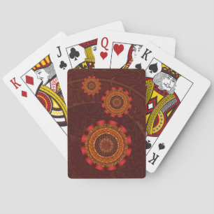 Vuur Mandala Klassieke Speelkaarten