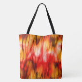 Vuur Marmer Abstract Tote Bag (Achterkant)