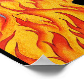 "Vuur (na Erte)" Poster (Hoek)