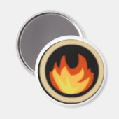 Vuur Ninjas Symbool Magneet FireNinjas (Voorkant / Achterkant)