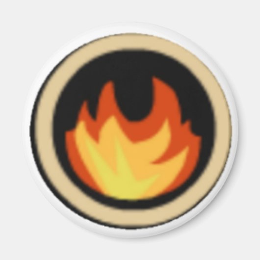 Vuur Ninjas Symbool Magneet FireNinjas (Voorkant)