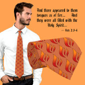 Vuur of tongen van vuur stropdas