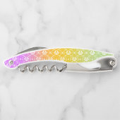 Vuur Ombre in Paarse dromen Kurkentrekker (Achterkant)