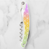 Vuur Ombre in Paarse dromen Kurkentrekker (Voorkant)