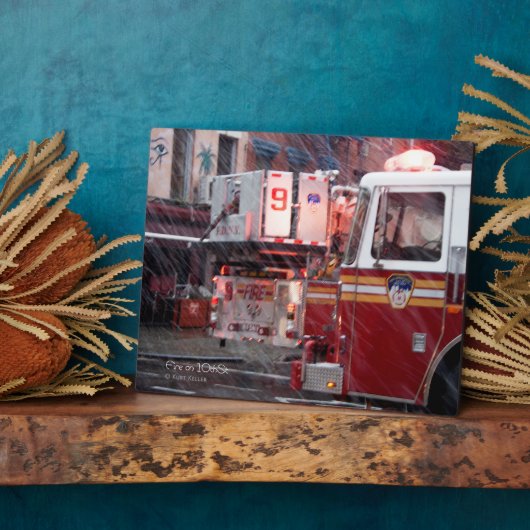 Vuur op 10e ST Fotoplaat (Zijkant)