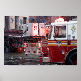 Vuur op 10e ST Poster