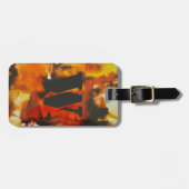 Vuur op Bagagelabel van glas (Voorkant horizontaal)