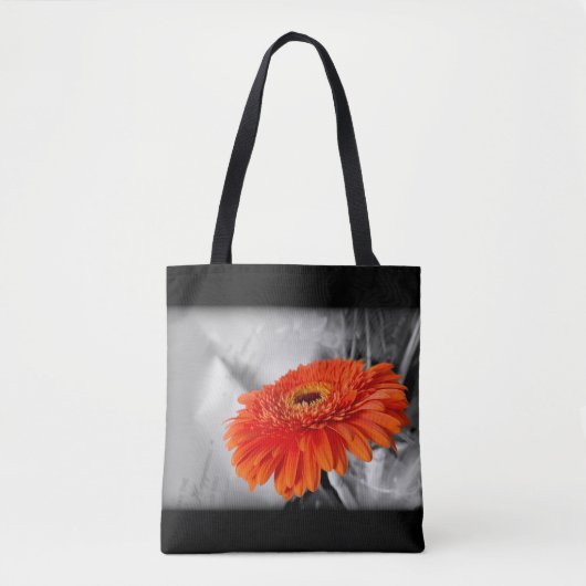 Vuur op bloemblaadjes tote bag (Voorkant)