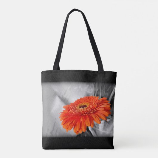 Vuur op bloemblaadjes tote bag (Achterkant)