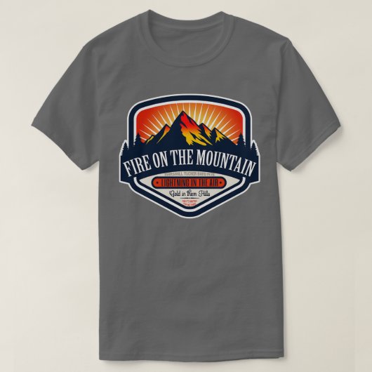 Vuur op de Berg door de Marshall Tucker Band T-shirt (Design voorkant)