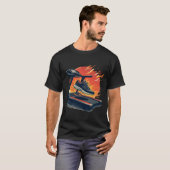 Vuur op de loopband | Explosieve cardio & hardlope T-shirt (Voorkant volledig)