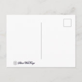 Vuur op de Water Ansichtkaart Briefkaart (Achterkant)