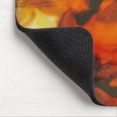 Vuur op glas muismat (Hoek)