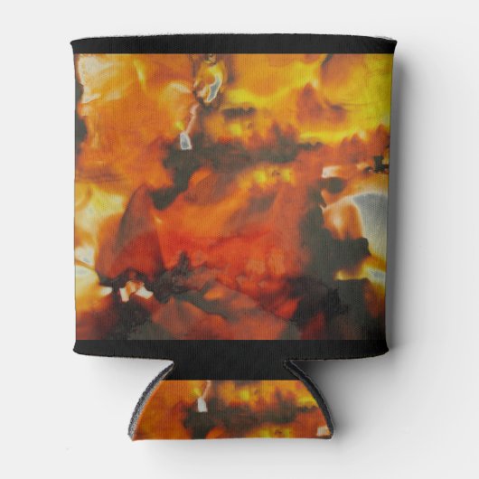 Vuur op glasKoelbox Blikjeskoeler (Voorkant)