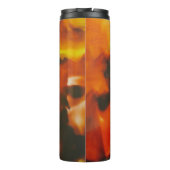 Vuur op glasthermische getumbler thermosbeker (Achterkant)