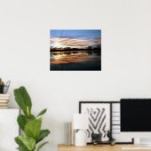 Vuur op het water poster (Thuiskantoor)