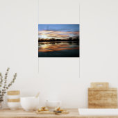Vuur op het water poster (Keuken)
