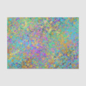 Vuur Opal Edelsteen Nep Goud Iridescente Kleur Tissuepapier (Voorkant)