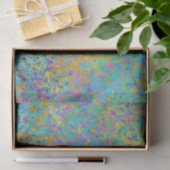 Vuur Opal Edelsteen Nep Goud Iridescente Kleur Tissuepapier (Geschenk)