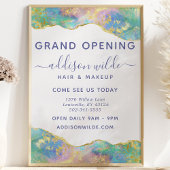 Vuur Opal Moderne Regenboog Edelsteen Zakelijk Flyer