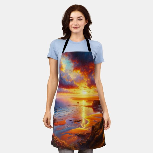 Vuur over de kust schort (Gedragen)