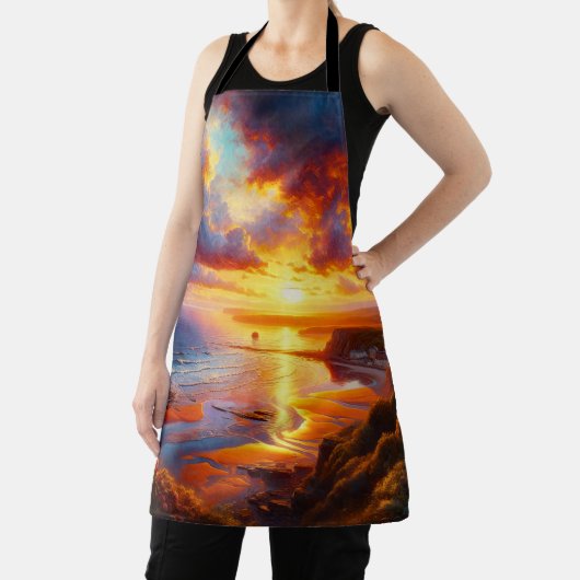 Vuur over de kust schort (Insitu)