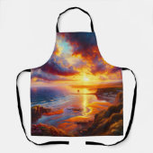 Vuur over de kust schort (Voorkant)
