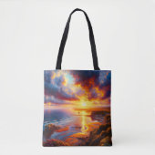 Vuur over de kust tote bag (Voorkant)