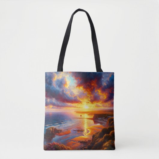 Vuur over de kust tote bag (Voorkant)
