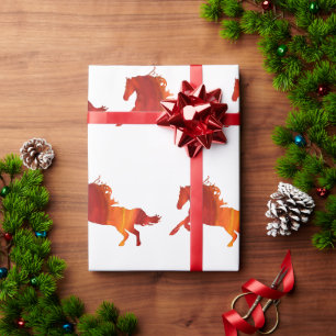 Vuur Paard  Cadeaupapier