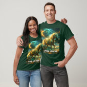 VUUR PAARD - CHINESE DIERRIEM - T-SHIRT (Unisex)