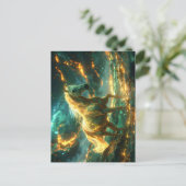 VUUR PAARD - CHINESE ZODIAC -  BRIEFKAART (Staand voorkant)