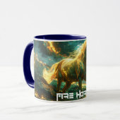 VUUR PAARD - CHINESE ZODIAC - MOK (Voorkant links)