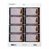 Vuur Paard Etiket (Full Sheet)