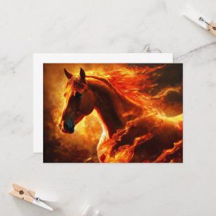 vuur paard, paard, dieren, vlam, vuur kaart