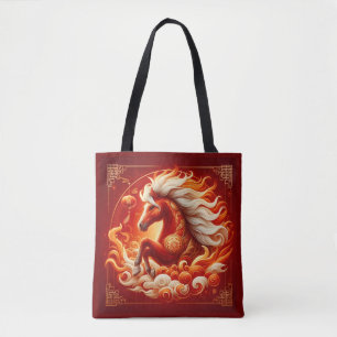 Vuur Paard Vierde Tote Bag