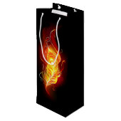 Vuur Paauwenveer Wijn Cadeautas (Achterkant Gekanteld)