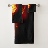 Vuur Pauwveer Bad Handdoek (Insitu)