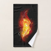 Vuur Pauwveer Bad Handdoek (Handdoek)