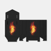 Vuur Pauwveer Bedankdoosjes (Uitgevouwen)