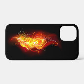 Vuur Pauwveer Case-Mate iPhone Case (Achterkant (horizontaal))