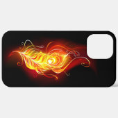 Vuur Pauwveer Case-Mate iPhone Case (Achterkant (horizontaal))